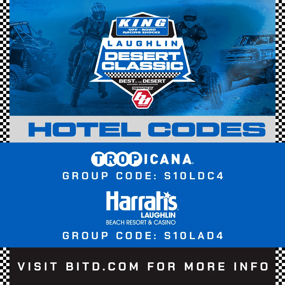 Laughlin hotel codes